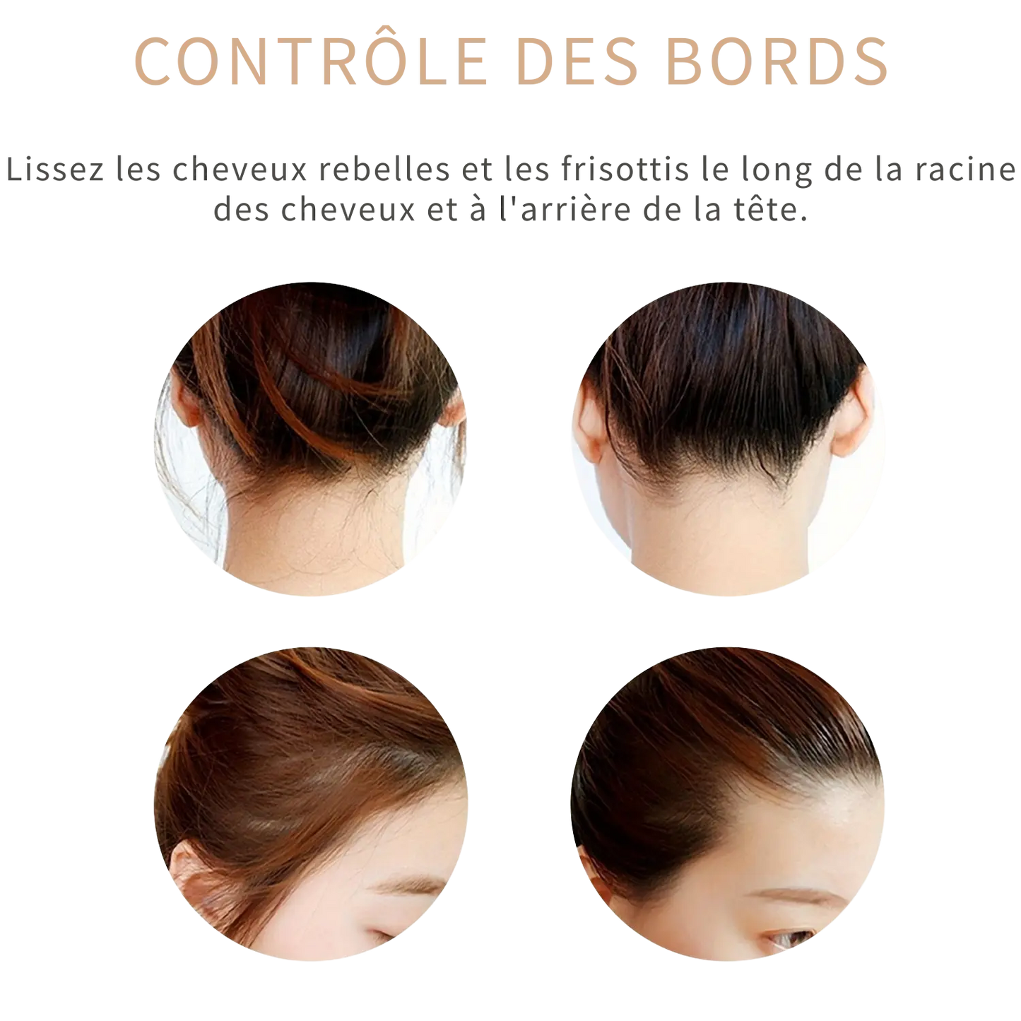 Stick Anti Frisottis - Contrôle Instantané des Cheveux Rebelles Elégance Cheveux