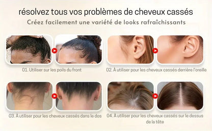 Stick Anti Frisottis - Contrôle Instantané des Cheveux Rebelles Elégance Cheveux